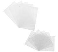 SHINEOFI Lot De 20 Films De Repassage Double Face Adhésif Pour Tissu Thermocollant Blanc