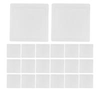 SHINEOFI Lot de 20 Plaques D'interrupteur en Plastique Blanc Universelles, Cache-interrupteur à Clip, Protection Poussière et Humidité, Compatible Boîtes Électriques, Installation