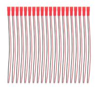 SHINEOFI Lot de 20 Sets de Sets de Câbles Connecteurs 2 Broches Jst Mâle et Femelle, 10x100 Mm 10x150 Mm, Fils Rouge et Noir, Adaptateurs de Prise pour Câblage Électrique Industriel,