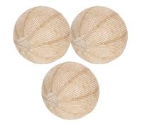 SHINEOFI Lot de 3 Abat-Jours Suspendus en Toile de Jute, Lanternes Décoratives Bohèmes pour Mariage Rustique, Décoration de Fête Garçon et Filles et Anniversaire, Abat-Jour en Lin Naturel,