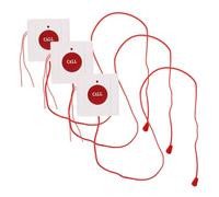 SHINEOFI Lot De 3 Boutons D'Urgence Sos Bouton D'Urgence Sos Mural Système D'Alerte À Tirette Assistance Infirmière Pour Hôpitaux Patients Et Personnes Âgées