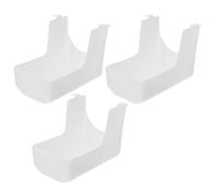 SHINEOFI Lot De 3 Caches-Ampoules Pour Hotte Aspirante Blancs