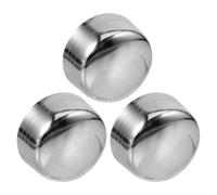 SHINEOFI Lot de 3 Couvercles Étanches en Acier Inoxydable pour Shaker à Cocktails 550 Ml, Accessoires Bar pour Boissons, Compatibles Shaker à Thé au Lait, Usage Professionnel et Domestique