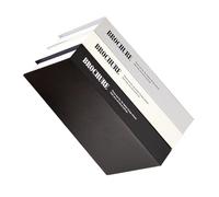 SHINEOFI Lot de 3 Livres Décoratifs Imitation pour Table Basse Décoration Moderne en Blanc Noir et Gris Objets Décoratifs Design pour Salon Bibliothèque Polyvalents Couleur Aléatoire