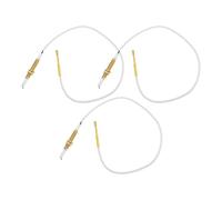 SHINEOFI Lot de 3 Set de Aiguilles D'allumage à Impulsion avec Fil en Cuivre, Universelles pour Poêles à Gaz, Diamètre D'installation 6,65-8,5 Mm, Compatible Cuisines Domestiques,