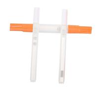 SHINEOFI Lot De 3 Stylos à Peinture Rechargeables Vides, Orange Double-tête Biseau 3 Mm Micro-pointe 0,5 Mm, Accessoires Pour Graffiti, Dessin Et Écriture, Usage Artistique Et Scolaire