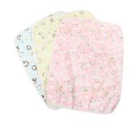 SHINEOFI Lot de 3 Tapis Imperméables pour Cage de Petits Animaux en Fibre de Polyester et TPU, Facile à Transporter et Nettoyer, pour Chaises et Nids