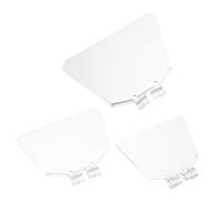 SHINEOFI Lot de 3 Visières de Protection Oculaire Transparentes pour Outils Électriques Accessoires de Banc Protection les Débris Compatible Meuleuses Pratique et