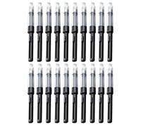 SHINEOFI Lot de 30 Absorbeurs d'Encre Push-Pull en Plastique Petit Format Léger Assistant de Remplissage d'Encre Portable pour Stylos-Plume Aide à L'Encrage Pratique et Accessoires de