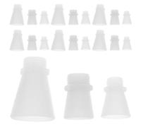 SHINEOFI Lot de 30 Buses de Rechange en Plastique pour Extincteurs Poudre Sèche 1Kg 2Kg 3Kg Buses d'Extincteur à Large Ouverture Accessoires de Sécurité Incendie Polyvalents pour Usage