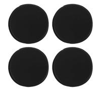 SHINEOFI Lot de 4 Bouchons D’évacuation en Silicone Noir, Joint D’étanchéité Flexible pour Congélateur, Diamètre 30 Mm Court, Accessoires Anti-Fuite pour Nettoyage et Maintenance
