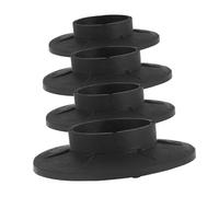 SHINEOFI Lot De 4 Coussinets Anti-Vibrations Pour Machine À Laver Avec Tapis Insonorisant Pour Lave-Linge Et Sèche-Linge En Caoutchouc Noir