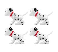 SHINEOFI Lot de 4 Jouets Gonflables Chien Dalmatien en PVC Souple Décorations D’Anniversaire et Fêtes Thème des Chiots Petits Présents pour Paquet Surprises Jouets Animaux Gonflables