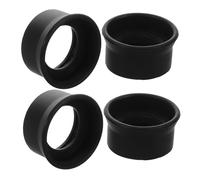 SHINEOFI Lot de 4 Protections D’Oculaire en Caoutchouc Souple pour Microscope et Jumelles Cache-Oculaire Épais N°9 Anti-Éblouissement Accessoire de Remplacement Confortable et Protection