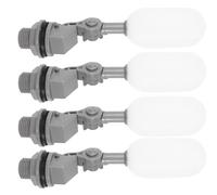 SHINEOFI Lot de 4 Vannes à Flotteur Dn15 20 MM Robinet à Bille Flottante Réglable Contrôle Automatique du Niveau d'Eau pour Humidificateur Réservoir d'Eau Équipement Industriel Vanne