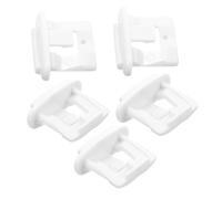 SHINEOFI Lot de 5 Clips de Butée Coulissante pour Panier de Lave- Accessoire Solide en Plastique Remplacement Facile pour Utilisation Quotidienne