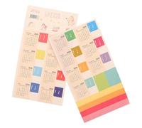 SHINEOFI Lot de 5 set de Autocollants Mensuels 2026 Écrits Onglets D’Index Adhésifs pour Agenda et Carnet Étiquettes de Dates Solide Repositionnables et Compatibles pour Organisation