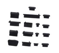 SHINEOFI Lot De 5 Sets De Bouchons De Protection Anti-poussière pour Port De Chargeur D’Ordinateur Portable, Silicone Solide, Accessoires Informatiques, Usage Quotidien, Couleur Transparente