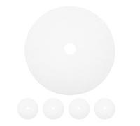 SHINEOFI Lot de 5 Tapis de Séchage en Silicone Alimentaire Rond 33 CM Trous Centraux 4 CM, Antiadhésif, Résistant Haute Température, pour Déshydrateur Alimentaire Fruits et Viande,