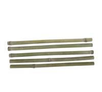 SHINEOFI Lot de 5 Tuteurs en Bambou 40 Cm Diamètre 1-2 Cm, Support Multifonction pour Plantes Grimpantes D'intérieur et D'extérieur, Treillis Naturel pour Jardin, Pot et Décoration