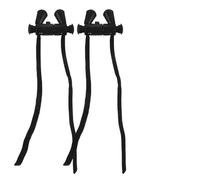 SHINEOFI Lot de 6 Cordon de Serrage Réglable pour Oreiller Cervical Accessoires pour Oreiller de Voyage Sangles Solide Compatibles Fixation Pratique pour Confort en Déplacement