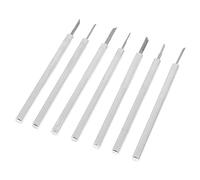SHINEOFI Lot De 7 Couteaux De Sculpture En Aluminium Bricolage Outils De Gravure Sur Kit De Sculpture Artisanale Matériel De Modélisme Bricolage Pour Artistes