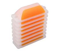 SHINEOFI Lot de 8 Balises Réfléchissantes en Plastique Robuste Panneaux de Signalisation Routière Haute Visibilité Marquage pour Allées Trottoirs et Autoroutes Résistantes aux