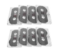 SHINEOFI Lot de 8 Cassettes Audio Vierges 60 Bandes d'Enregistrement Vocal Compatibles Cassette Vide Magnétique Standard Polyvalentes pour Musique Messages et Enregistrements