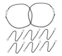 SHINEOFI Lot de 8 Cintres Métalliques en Fer avec Crochets, Légers et Ajustables, pour Affiches et Panneaux les Espaces Commerciaux