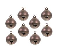 SHINEOFI Lot de 8 Clochettes en Cuivre 25 Mm pour Collier de Chien, Mini Cloches Décoratives Anneau Suspendre, Accessoires pour Animaux, Son Agréable pour Repérage et Loisirs Créatifs
