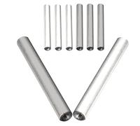 SHINEOFI Lot de 8 Tiges D’électrolyse en Fer et Aluminium pour Chauffe-eau de Camping-car, Tiges D’anode et Douille pour Élément Chauffant, Testeur D’eau Portable et Solide