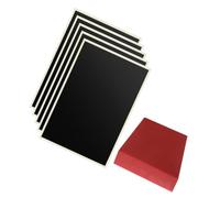 SHINEOFI Lot Papier Holographique pour Machine de Gravure Papier de Coloration pour Marquage Céramique et Impressions
