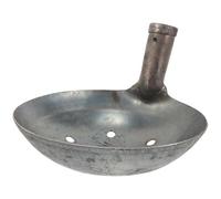 SHINEOFI Louche à Tamiser en Métal Robuste pour Jardinage Et Construction Pelle à Trou Réutilisable 20 Cm Nettoyage Puits, Boues Et Canalisations, Outil Professionnel