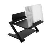 SHINEOFI Loupe d'Écran Pliable pour Téléphone Portable Agrandisseur Rétractable 3D Support de Visionnage Ajustable Compatible avec Tous Modèles Écran Grossissant Noir