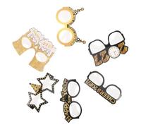 SHINEOFI Lunettes en Papier 2027 pour Fête du Nouvel An, Accessoire Photo | Modèle Décoratif Léger et Confortable à Porter, pour Animation, Souvenirs Festifs et Séances Photographiques