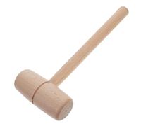 SHINEOFI Maillet Bois de Hêtre Petit Format pour Travaux Menuiserie Tête Arrondie pour Protection Outil Multifonctionnel DIY pour Sculpture et Bricolage