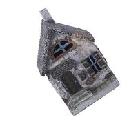 SHINEOFI Maison Miniature Forme Maison Réaliste Décoration de Jardin Extérieur en Résine Décoration Unique pour Jardin et Cour