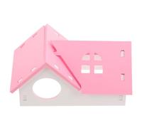 SHINEOFI Maison pour Hamster Délicate Forme de Château Cachette Décorative pour Petits Animaux Refuge Confortable pour Cochon Rat et Lapin Nain Accessoire pour Cage