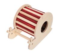 SHINEOFI Maisonnette pour Hamster en Bois, Forme Escargot, DIY Peignable | Décor de Cage, Usage D’entraînement, Résistant aux Morsures, pour Petit Rongeur, Ambiance Ludique
