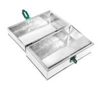 SHINEOFI Mallette à Outils Rigide Vertical Boîte De Rangement pour Maison Étui De Rangement pour Outils Organisateur Verrouillable