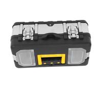 SHINEOFI Mallette Outils Vide avec Renforts Aux Coins Boîte De Rangement pour Outils avec Mécanisme De Verrouillage De Stockage Pratique