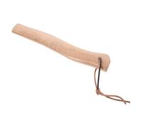 SHINEOFI Manche de Hachette en Bois Massif 32 CM Court Ergonomique Remplacement Poignée pour Camping Jardinage Travail du Bois Accessoire Camping Extérieur Polyvalent