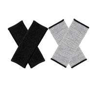 SHINEOFI Manchons Anti-Perforation pour Avant-Bras 20 CM Lot de 2 Paires Protections Résistantes aux Coupures et Épines Manchons de Sécurité Polyvalents pour Jardinage Soudage Cuisine