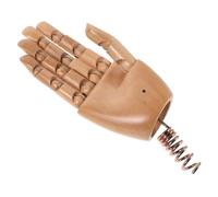 SHINEOFI Mannequin Articulé Bois pour Dessin Main Droite Flexible Modèle de Main pour Art