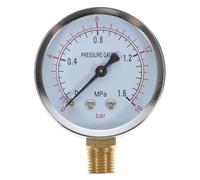 SHINEOFI Manomètre de Pression d'Air 1/4 Vertical en Acier 0-180 Psi pour Compresseur et Réservoir d'Air Outil de Test de Pression Industriel Robuste et Précis