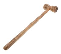 SHINEOFI Marteau de Juge Poignée Confortable en Bois de Wenge Léger et Portable pour Vente aux Enchères et Pièces de Théâtre Scolaires