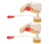 SHINEOFI Marteaux de piano droit compact en bois, lot de 2 pour réparation et réglage d'instruments de piano vertical en atelier