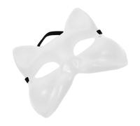 SHINEOFI Masque Blanc Vierge en Plastique à Peindre, Célébration Halloween | Léger et Facile à Porter, Décoration Simple, pour Carnaval et Spectacles, Face Humaine