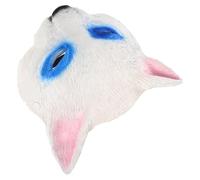 SHINEOFI Masque de Chat Réaliste Demi-visage pour Halloween Accessoire de Costume Animal Élégant pour Fête et Cosplay