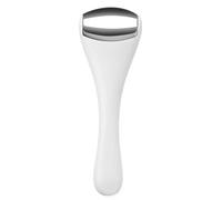 SHINEOFI Masseur Oculaire Portable Blanc en Abs et Alliage, Léger et Pratique pour Soins du Visage, Améliore la Fermeté et L'élasticité Peau Autour des Yeux
